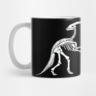 Terra Fossil Parasaurus Dinosaur White Mug